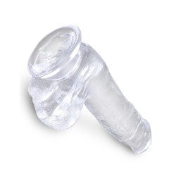King Cock Gode transparent king Cock 13.5 x 3.5cm